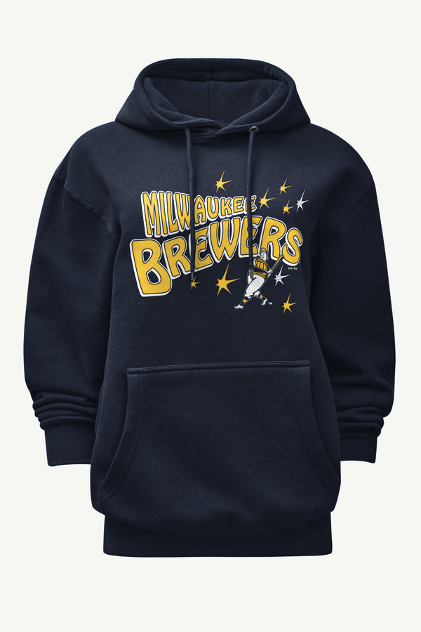 starter WOMENS MILWAUKEE BREWERS FIREWORKS HOODIE