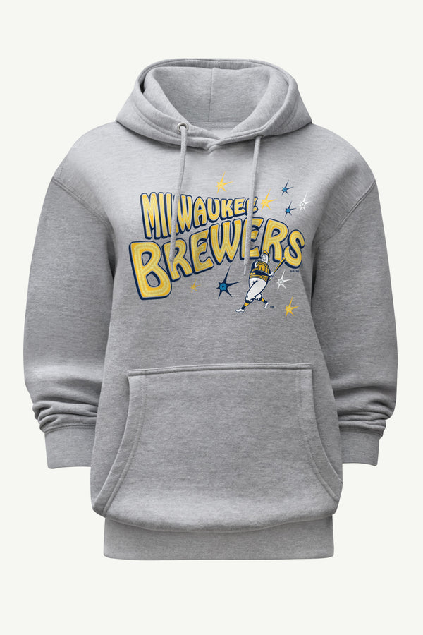 starter WOMENS MILWAUKEE BREWERS FIREWORKS HOODIE