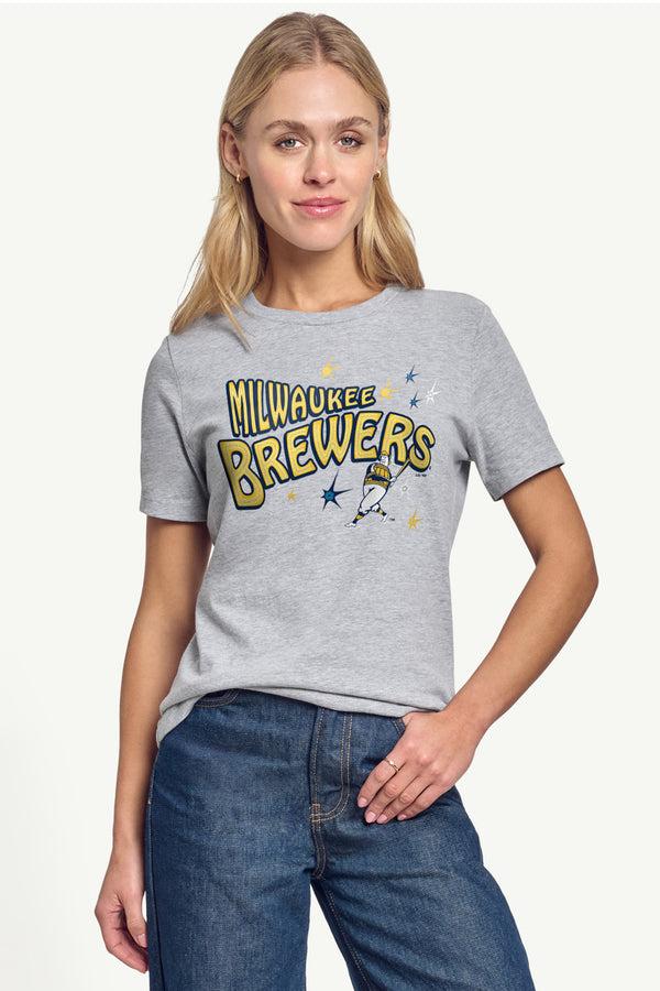 Starter WOMENS MILWAUKEE BREWERS FIREWORKS T SHIRT