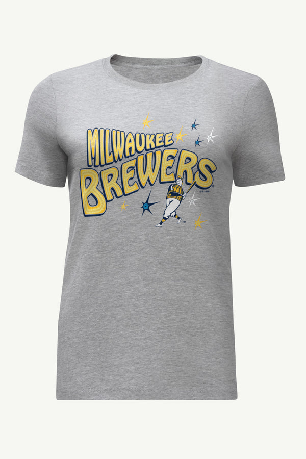 starter WOMENS MILWAUKEE BREWERS FIREWORKS T SHIRT
