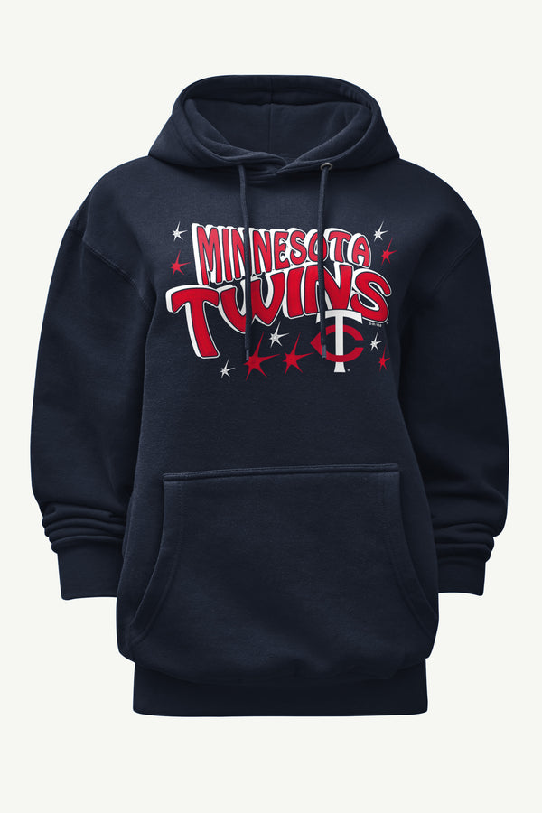 starter WOMENS MINNESOTA TWINS FIREWORKS HOODIE