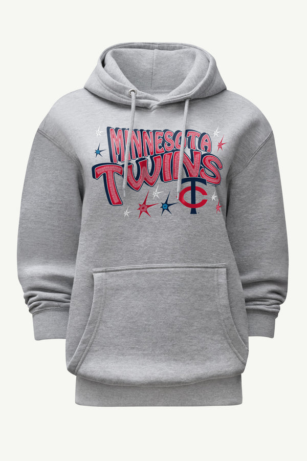 starter WOMENS MINNESOTA TWINS FIREWORKS HOODIE