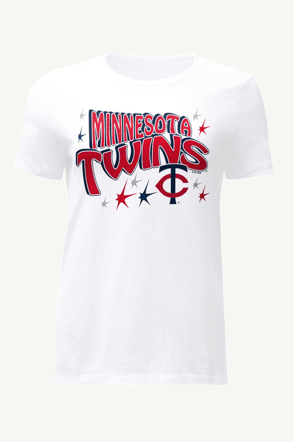 starter WOMENS MINNESOTA TWINS FIREWORKS T SHIRT