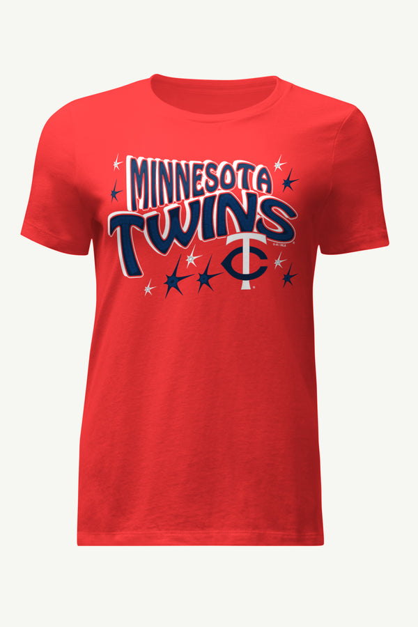 starter WOMENS MINNESOTA TWINS FIREWORKS T SHIRT