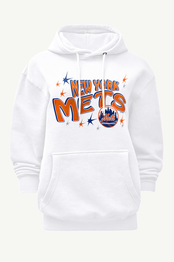 starter WOMENS NEW YORK METS FIREWORKS HOODIE