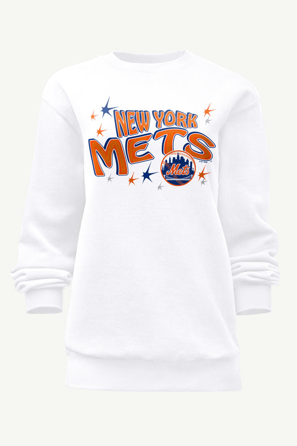 starter WOMENS NEW YORK METS FIREWORKS SWEATSHIRT