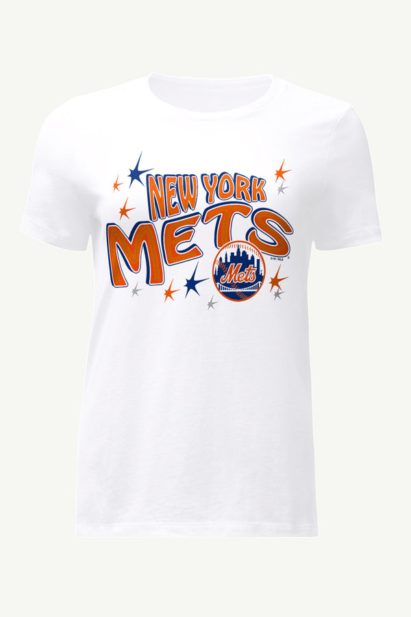 starter WOMENS NEW YORK METS FIREWORKS T SHIRT