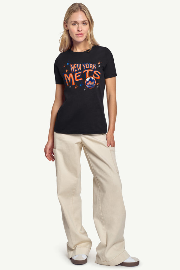 Starter WOMENS NEW YORK METS FIREWORKS T SHIRT