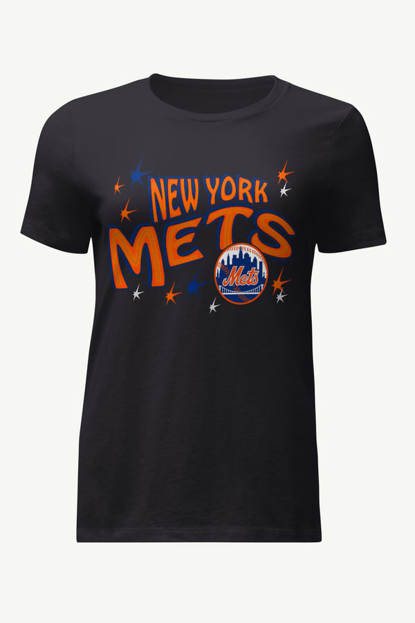 starter WOMENS NEW YORK METS FIREWORKS T SHIRT