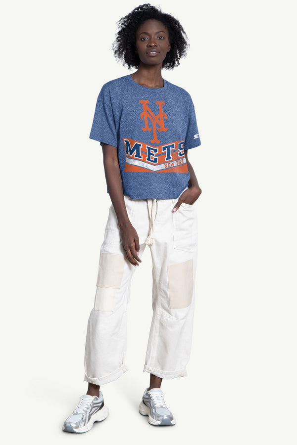 Starter WOMENS NEW YORK METS JUMP SHOT TEE