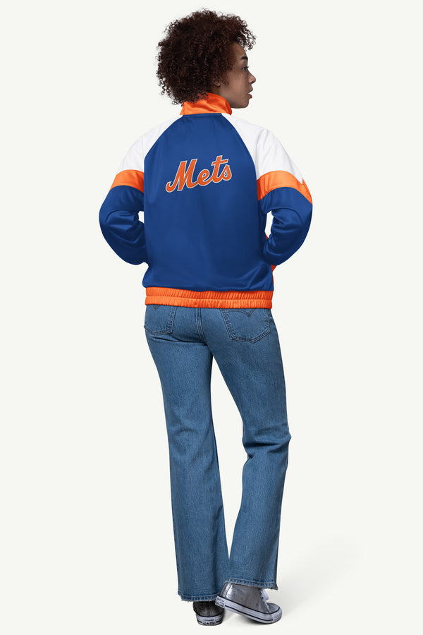 Starter WOMENS NEW YORK METS TEAMWORK TRACK JACKET