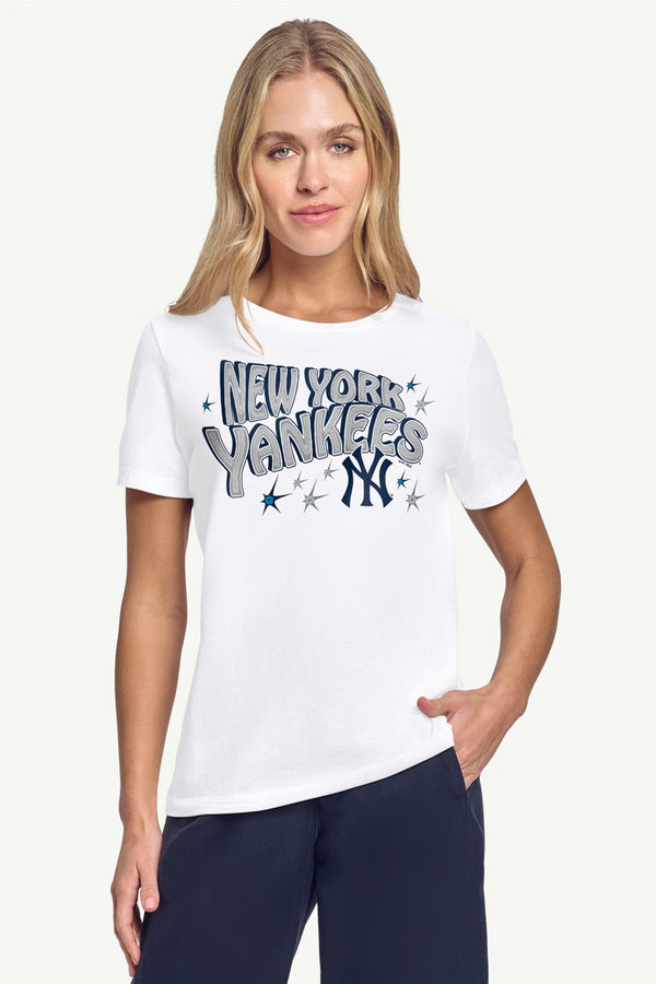 Starter WOMENS NEW YORK YANKEES FIREWORKS T SHIRT