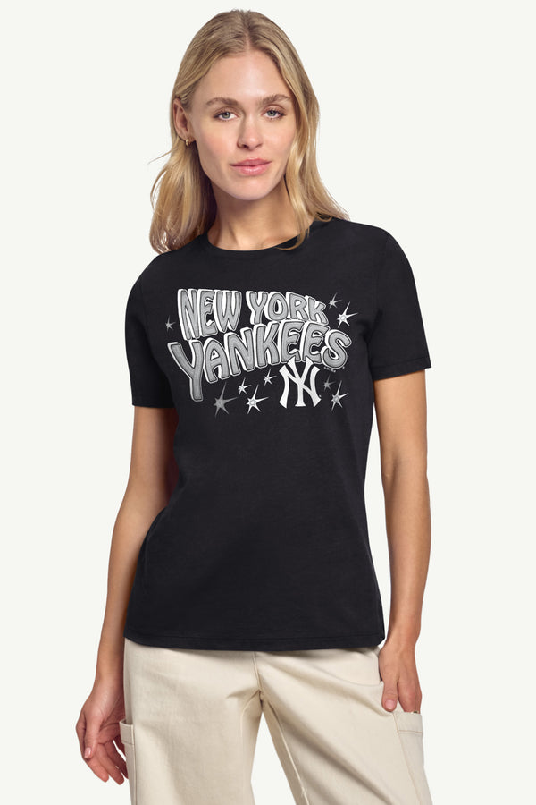Starter WOMENS NEW YORK YANKEES FIREWORKS T SHIRT