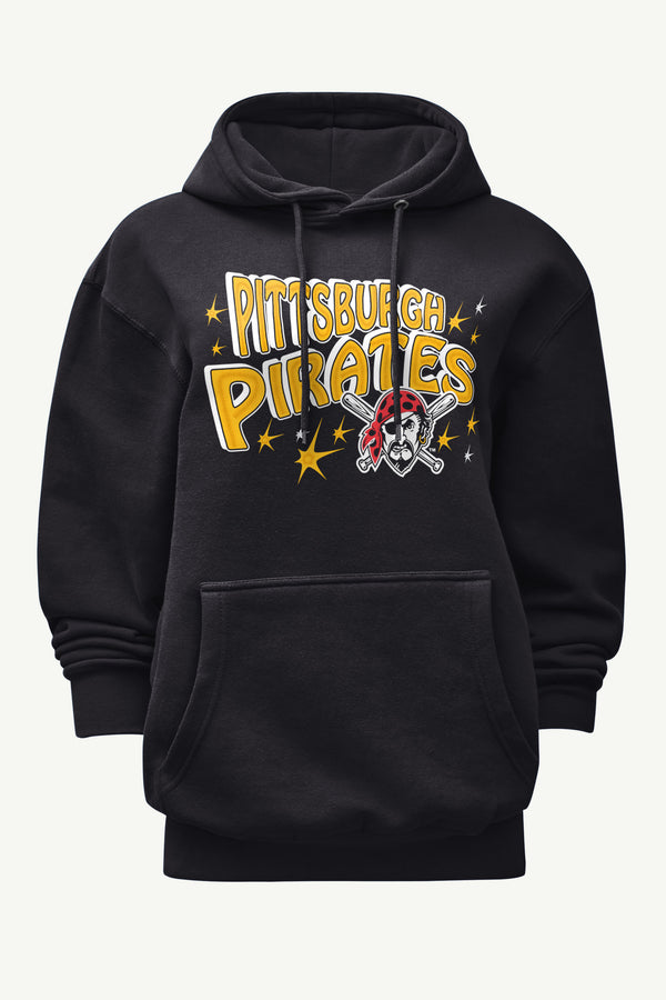 starter WOMENS PITTSBURGH PIRATES FIREWORKS HOODIE