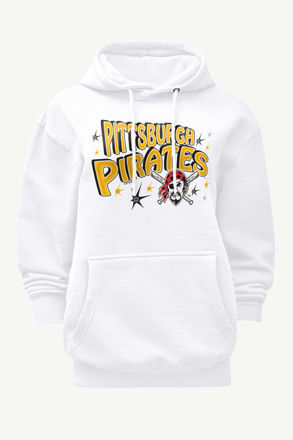 starter WOMENS PITTSBURGH PIRATES FIREWORKS HOODIE