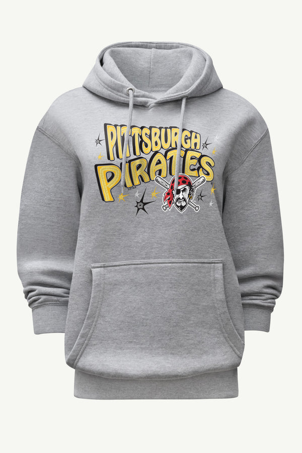 starter WOMENS PITTSBURGH PIRATES FIREWORKS HOODIE