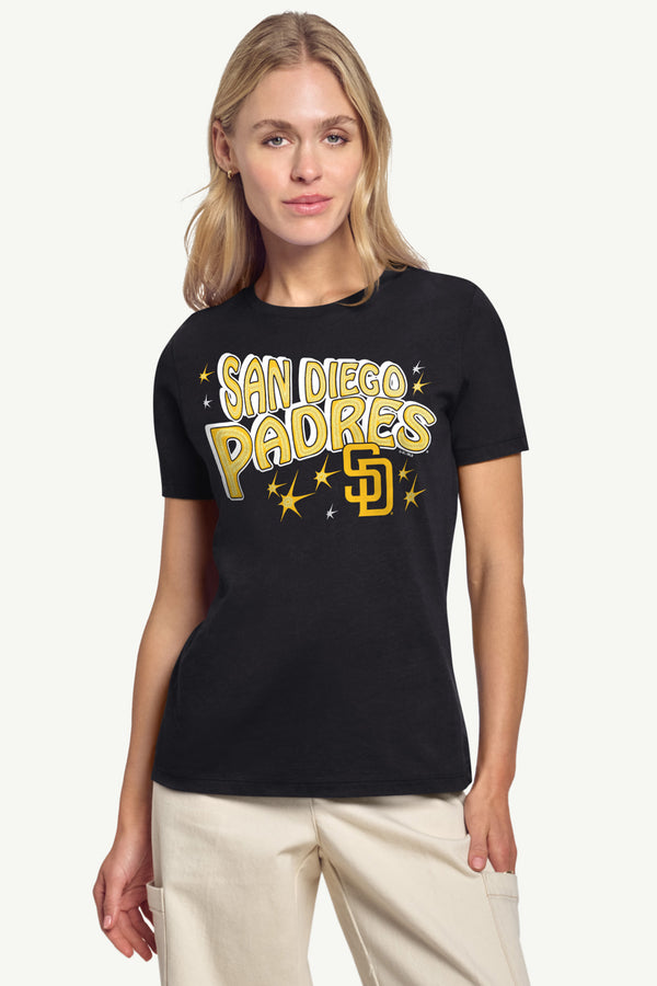 Starter WOMENS SAN DIEGO PADRES FIREWORKS T SHIRT