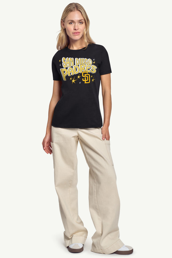 Starter WOMENS SAN DIEGO PADRES FIREWORKS T SHIRT