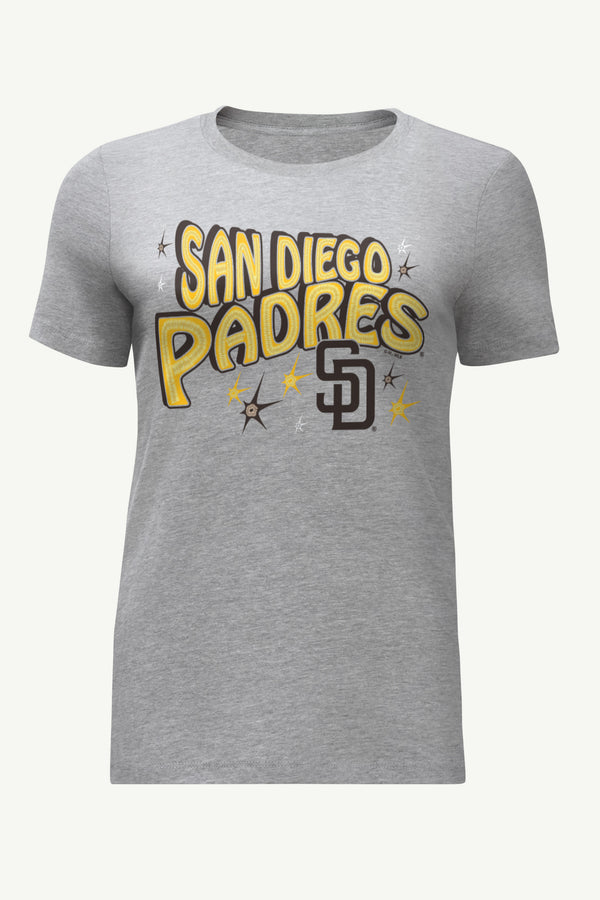 starter WOMENS SAN DIEGO PADRES FIREWORKS T SHIRT