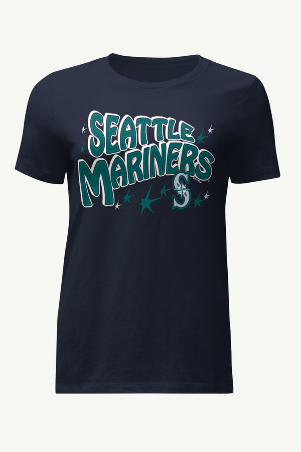 starter WOMENS SEATTLE MARINERS FIREWORKS T SHIRT
