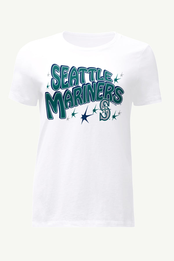 starter WOMENS SEATTLE MARINERS FIREWORKS T SHIRT