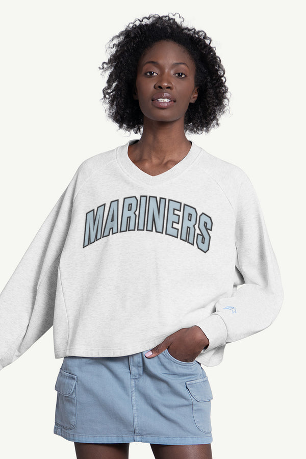 starter WOMENS SEATTLE MARINERS SHOW UP SWEATSHIRT