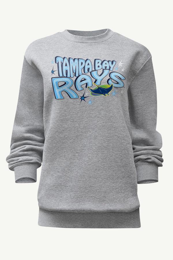 starter WOMENS TAMPA BAY RAYS FIREWORKS SWEATSHIRT