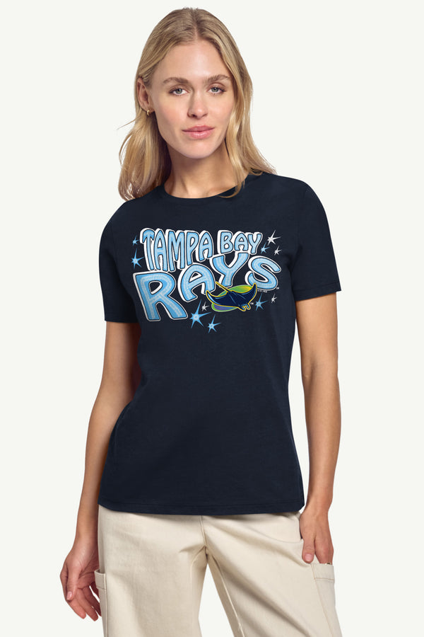 Starter WOMENS TAMPA BAY RAYS FIREWORKS T SHIRT