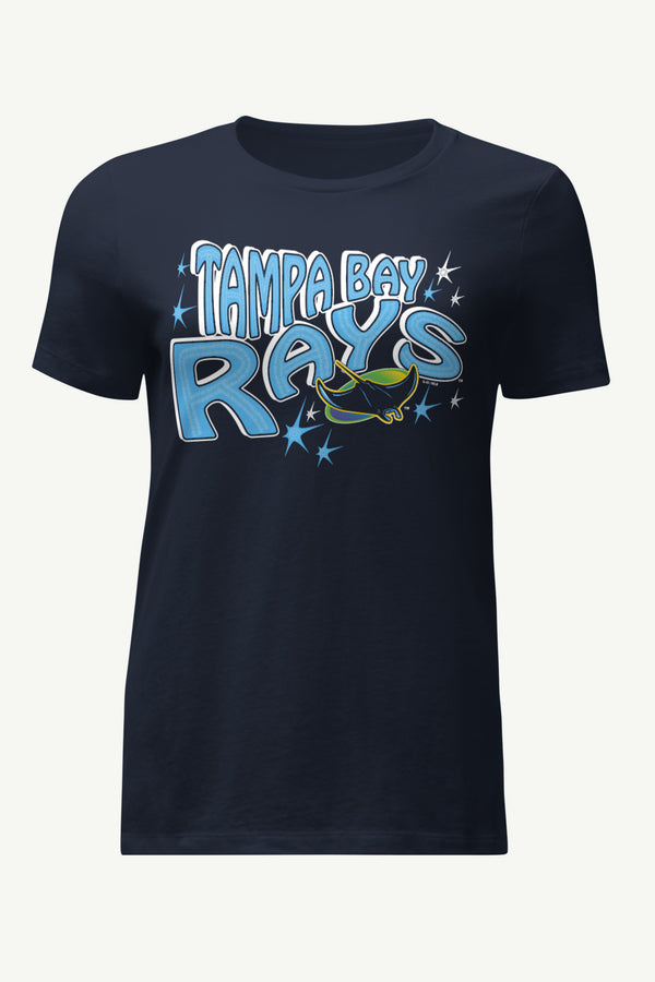 starter WOMENS TAMPA BAY RAYS FIREWORKS T SHIRT