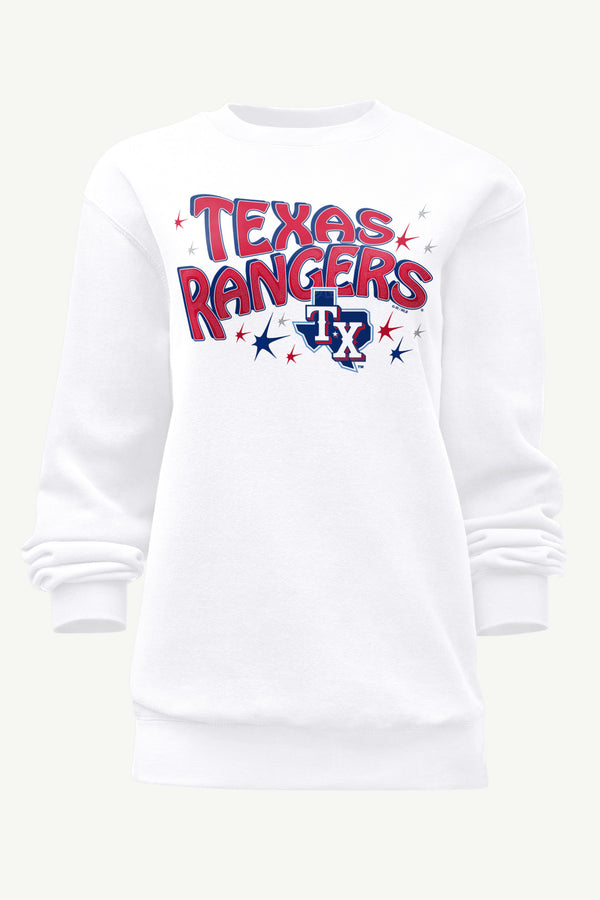 starter WOMENS TEXAS RANGERS FIREWORKS SWEATSHIRT