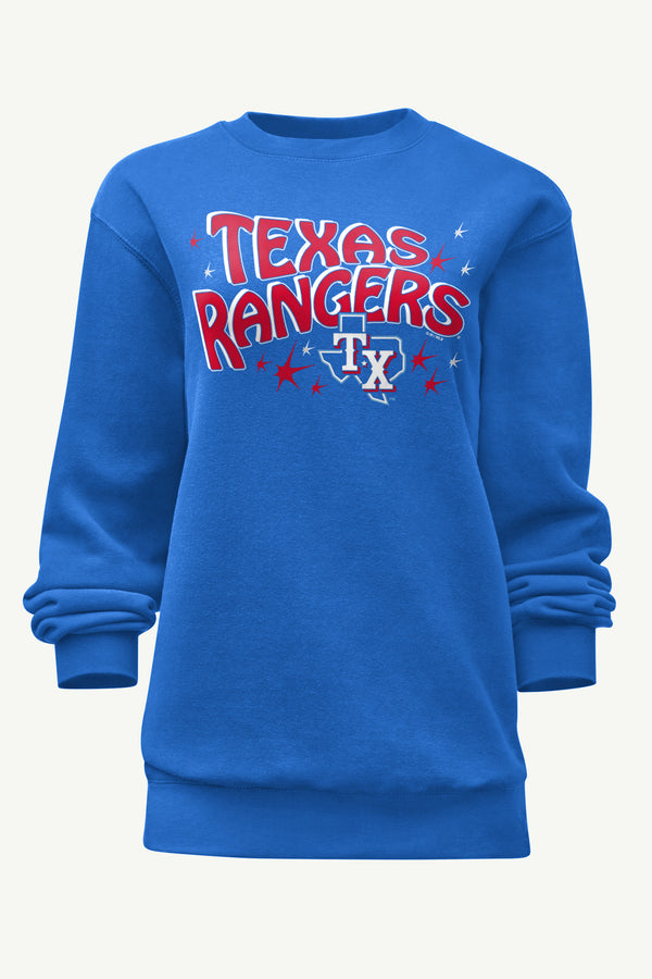 starter WOMENS TEXAS RANGERS FIREWORKS SWEATSHIRT