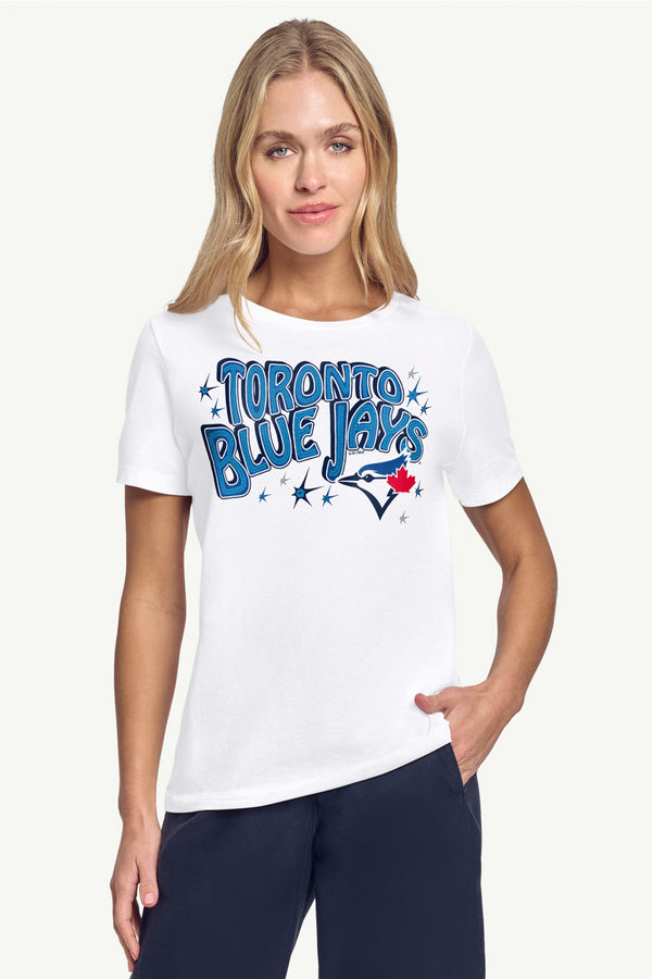 Starter WOMENS TORONTO BLUE JAYS FIREWORKS T SHIRT