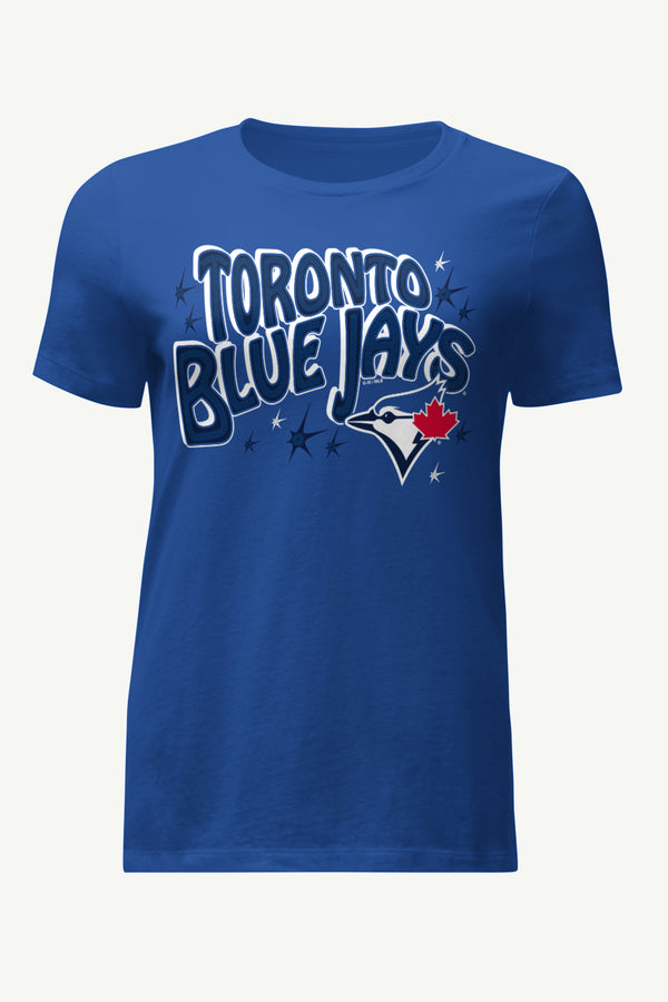starter WOMENS TORONTO BLUE JAYS FIREWORKS T SHIRT