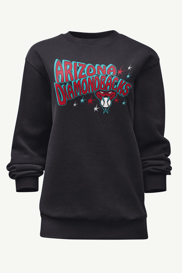 starter WOMENS ARIZONA DIAMONDBACKS FIREWORKS SWEATSHIRT