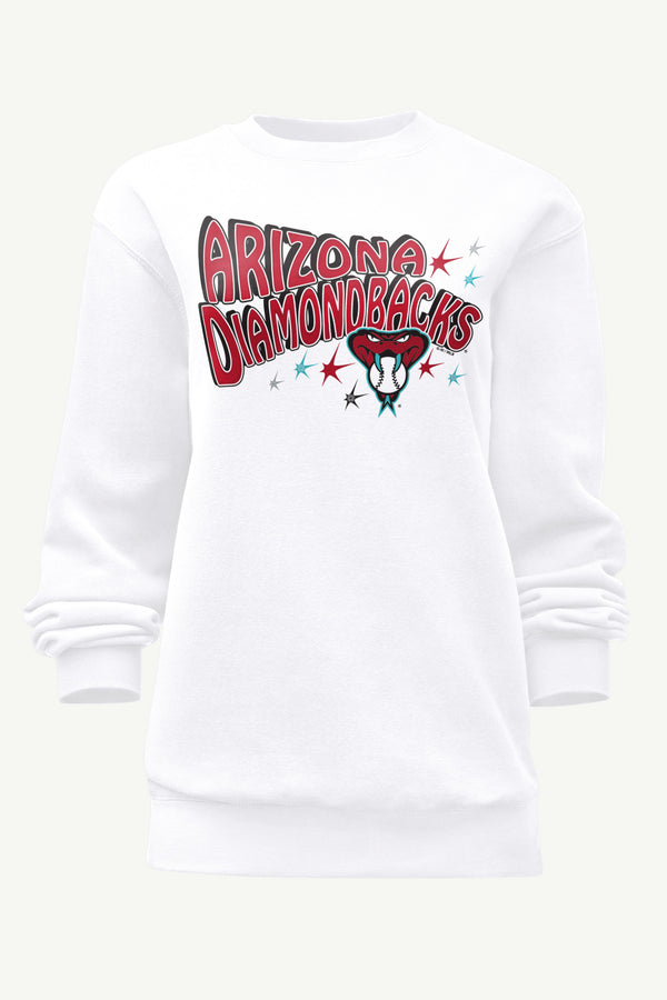 starter WOMENS ARIZONA DIAMONDBACKS FIREWORKS SWEATSHIRT