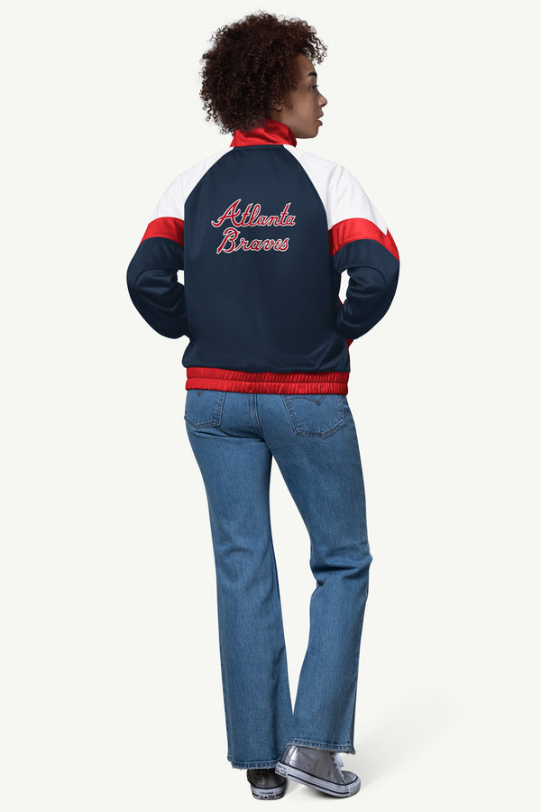 Starter WOMENS ATLANTA BRAVES TEAMWORK TRACK JACKET
