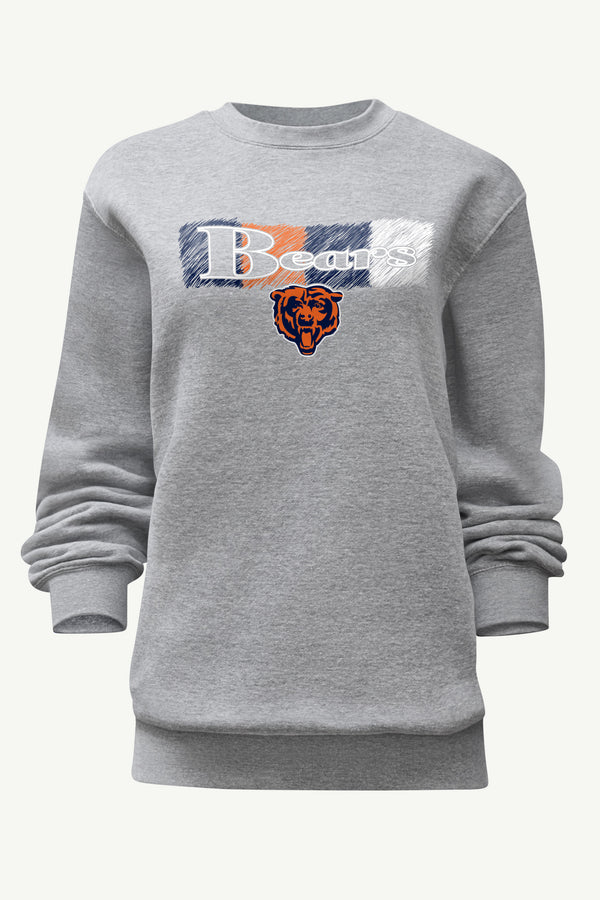 starter WOMENS CHICAGO BEARS COLOR SHADING SWEATSHIRT