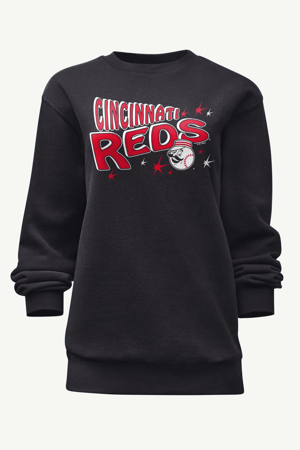 starter WOMENS CINCINNATI REDS FIREWORKS SWEATSHIRT