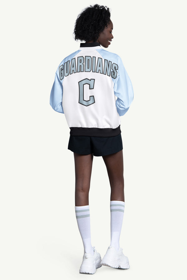 Starter WOMENS CLEVELAND GUARDIANS BLITZ VARSITY JACKET