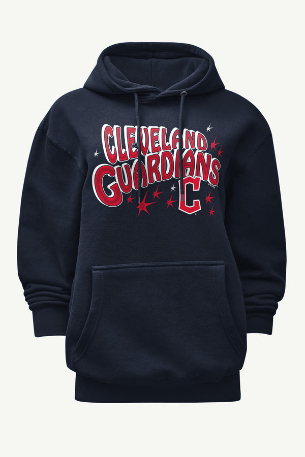 starter WOMENS CLEVELAND GUARDIANS FIREWORKS HOODIE