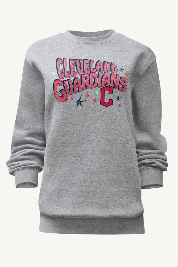 starter WOMENS CLEVELAND GUARDIANS FIREWORKS SWEATSHIRT
