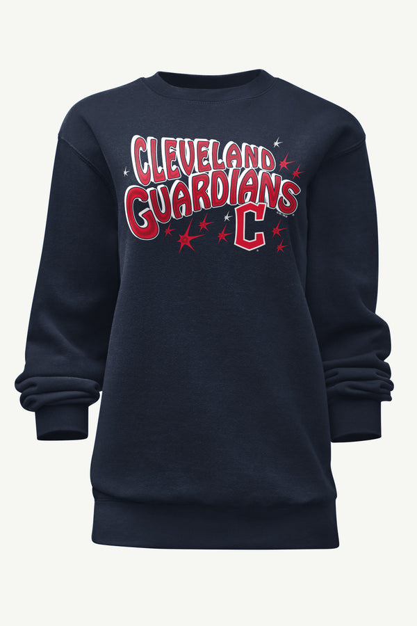 starter WOMENS CLEVELAND GUARDIANS FIREWORKS SWEATSHIRT