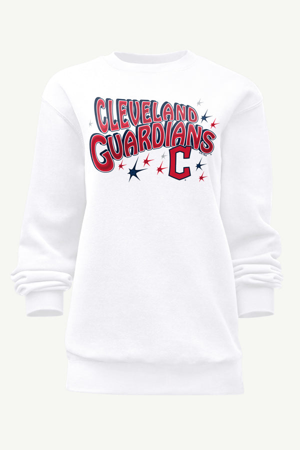 starter WOMENS CLEVELAND GUARDIANS FIREWORKS SWEATSHIRT