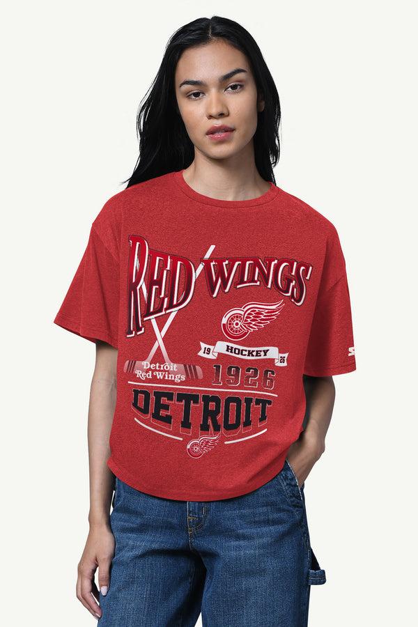 starter WOMENS DETROIT RED WINGS HALL OF FAME T SHIRT