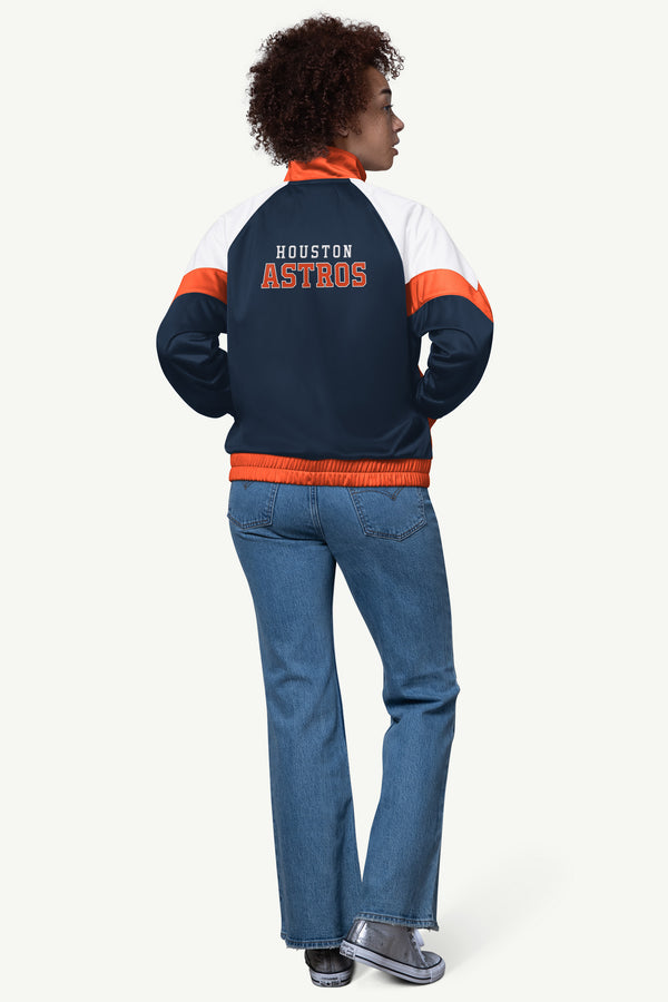 Starter WOMENS HOUSTON ASTROS TEAMWORK TRACK JACKET