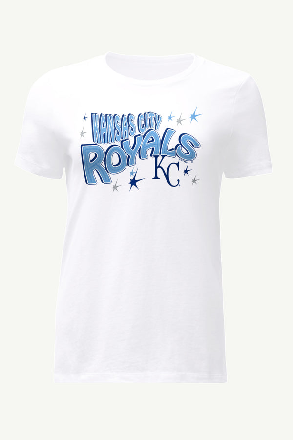 starter WOMENS KANSAS CITY ROYALS FIREWORKS T SHIRT