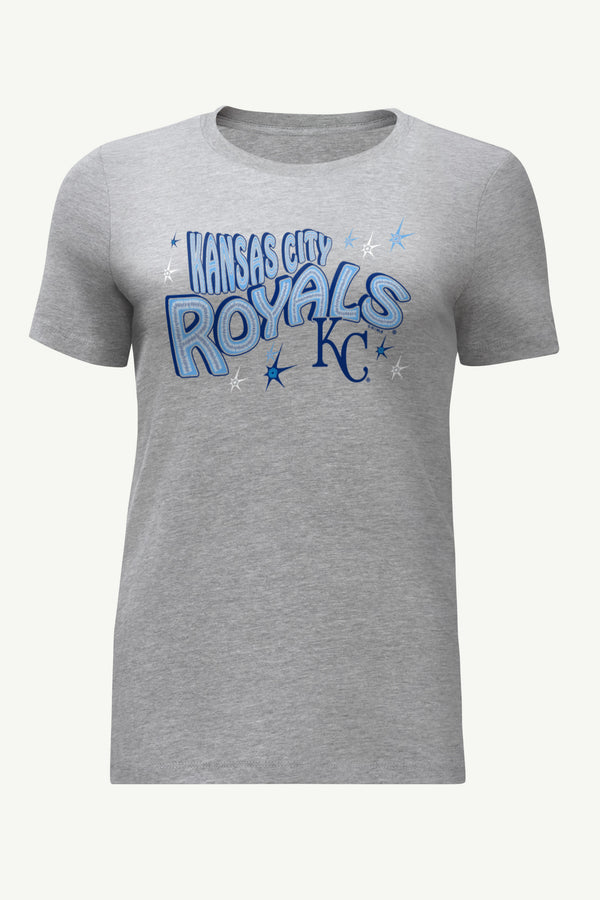 starter WOMENS KANSAS CITY ROYALS FIREWORKS T SHIRT