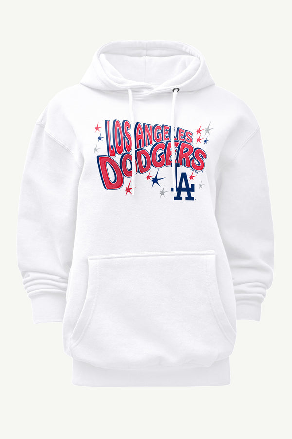 starter WOMENS LOS ANGELES DODGERS FIREWORKS HOODIE