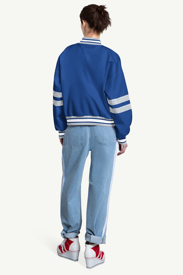 Starter WOMENS LOS ANGELES DODGERS INTERCEPTION VARSITY JACKET