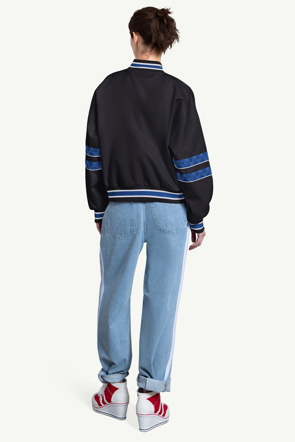 Starter WOMENS LOS ANGELES DODGERS INTERCEPTION VARSITY JACKET